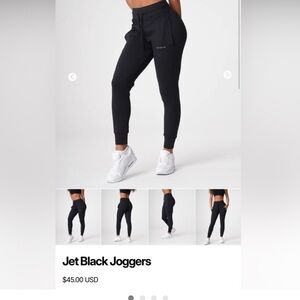NVGTN Jet Black Athletic Pants